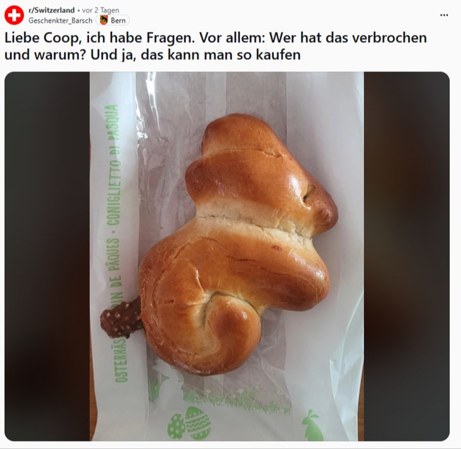 Dieser Reddit-Beitrag sorgt für Schmunzeln.