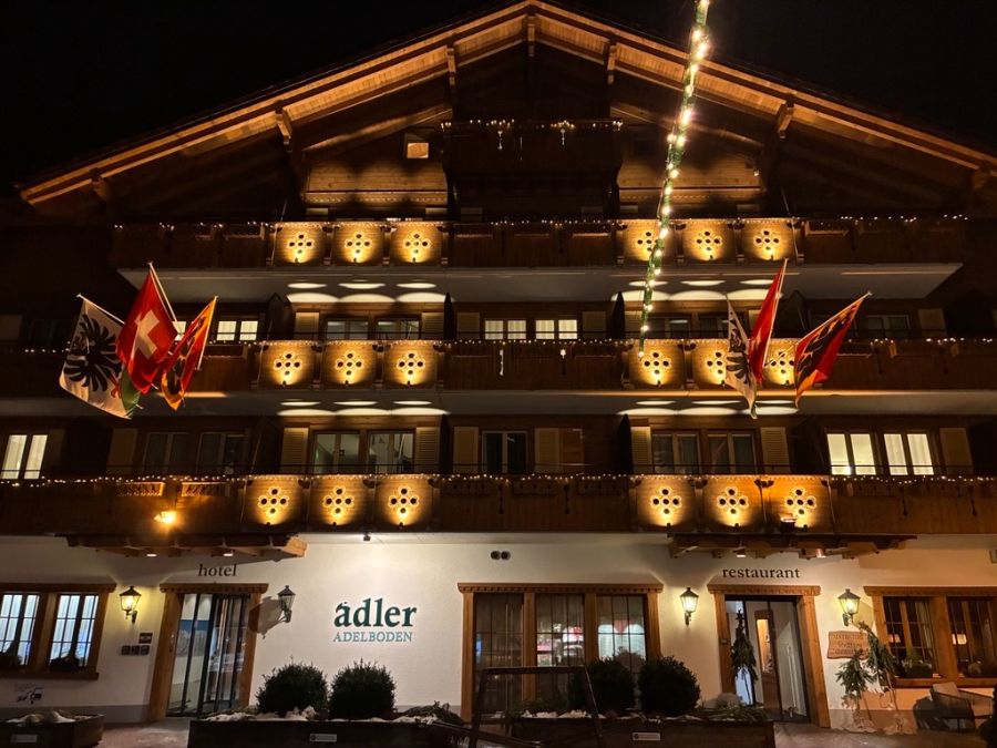 Im Hotel Adler schläft das österreichische Skiteam in Adelboden