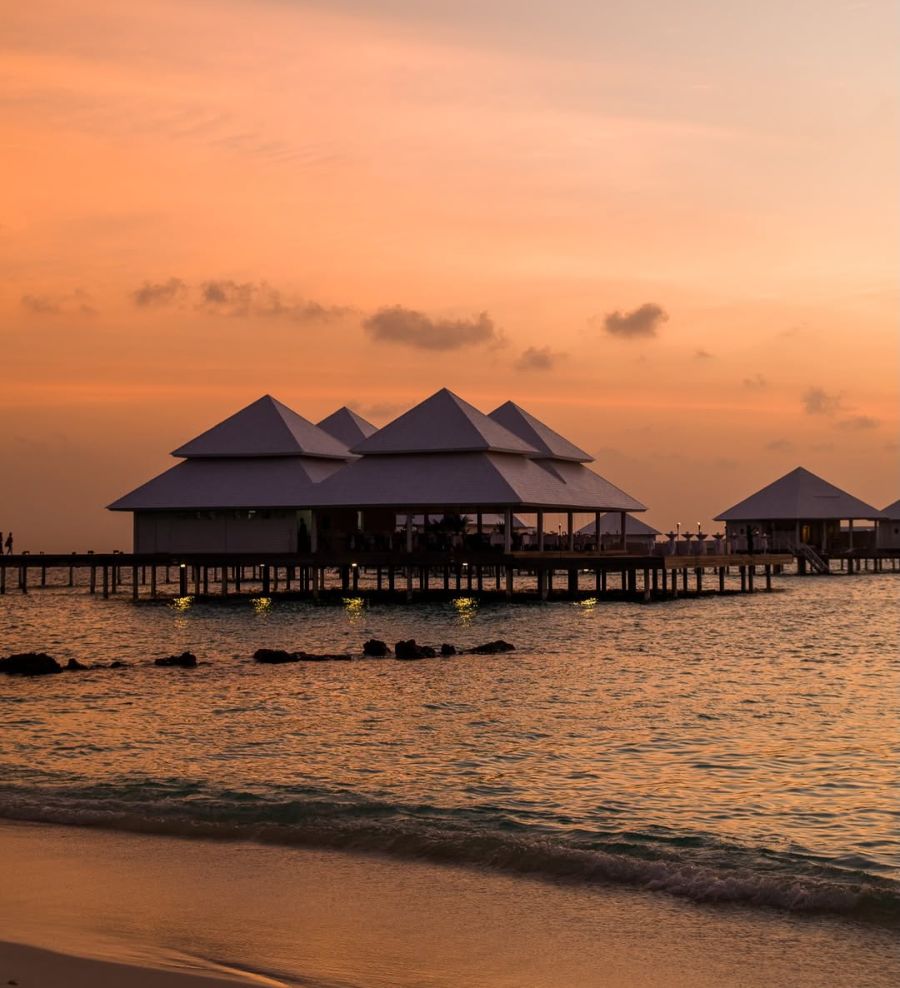 Auch die Strandbungalows haben ihren Preis.
