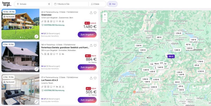 Die HomeToGo-Gruppe empfiehlt, die flexible Reisedaten-Funktion einzugeben. Doch vor allem Familien mit schulpflichtigen Kindern sind gar nicht flexibel.