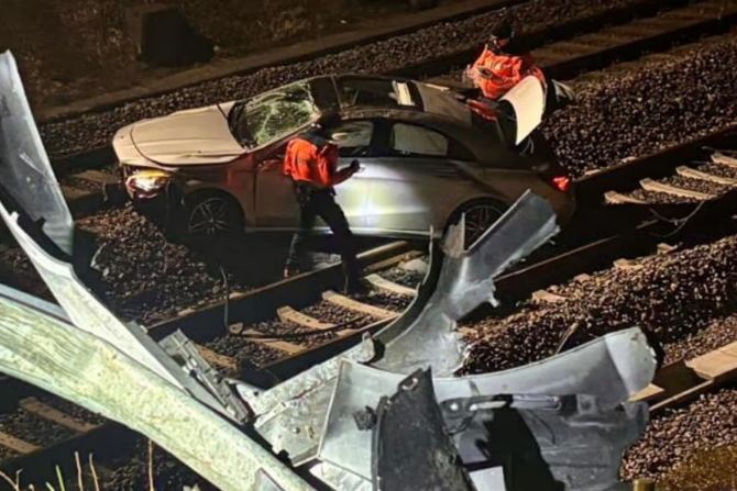 Unfall Bahngleis