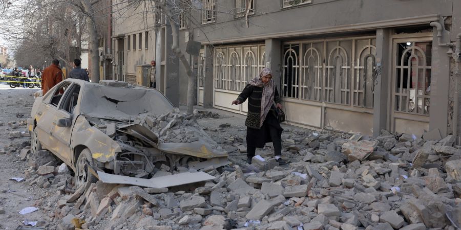 Teheran Zerstörungen