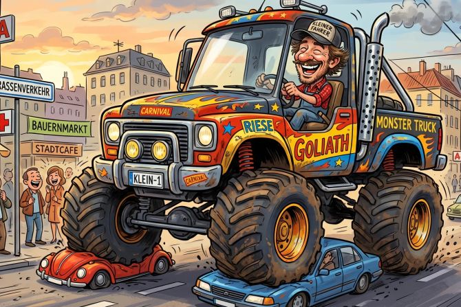 Monstertruck Cartoon