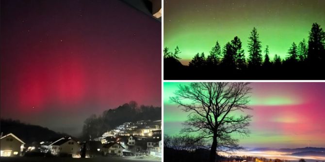 Polarlichter Kanton Bern