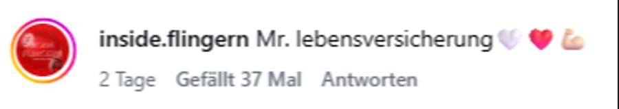 Ein anderer Nutzer nennt den Ex-YB-Angreifer «Mr. Lebensversicherung».
