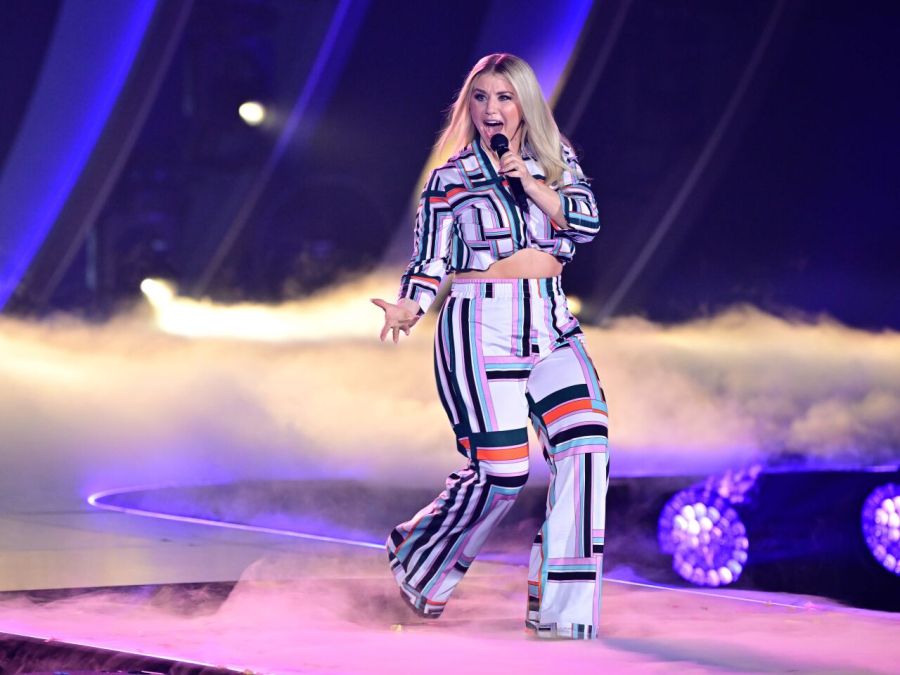 Wenige Stunden später trat sie in der «Giovanni Zarrella Show» auf.