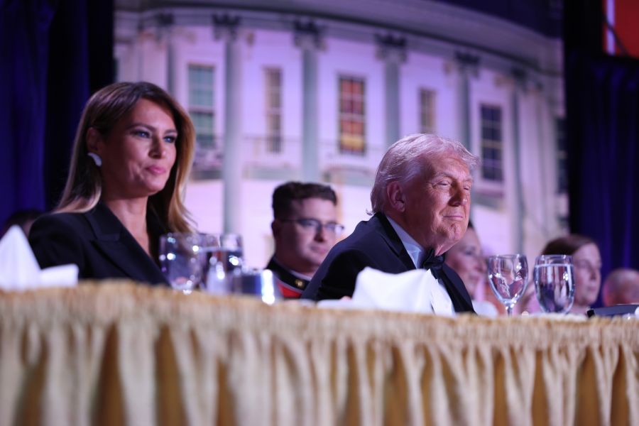 Melania Trump (links) war auch bei dem Event dabei.