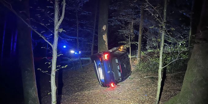 Zofingen: Baum stoppt BMW. Baum stoppt BMW.