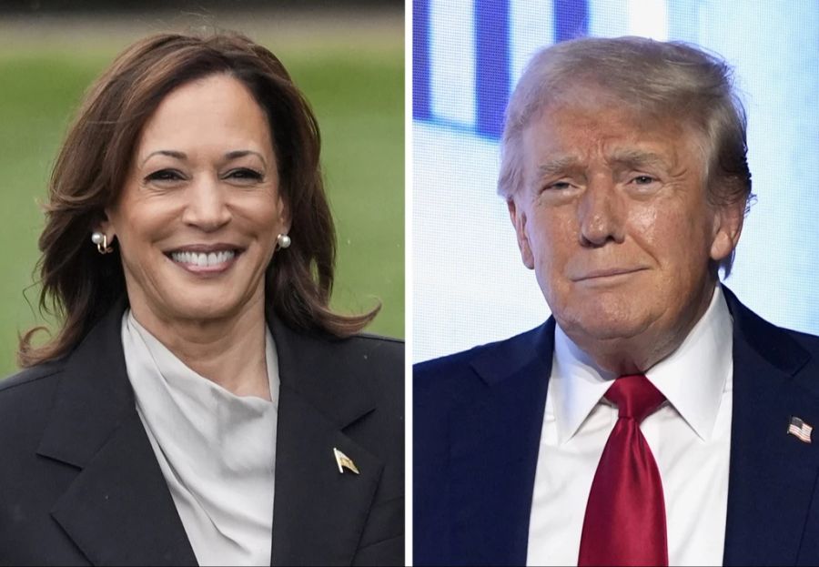 Demokratin Kamala Harris (59) und Republikaner Donald Trump (78) kandidieren für die US-amerikanische Präsidentschaftswahl im November.