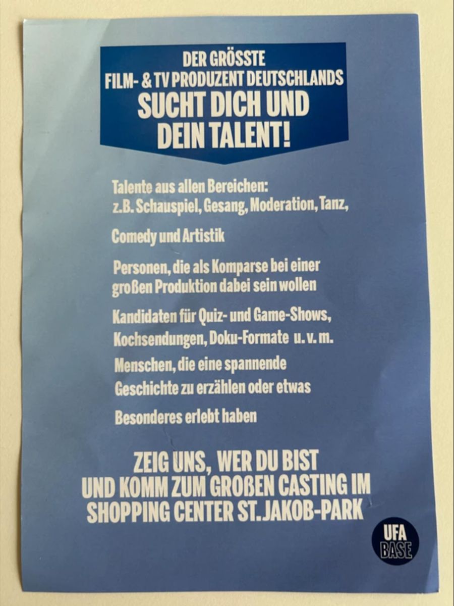 Nicht nur Gesangs- und Schauspieltalente werden gesichtet.