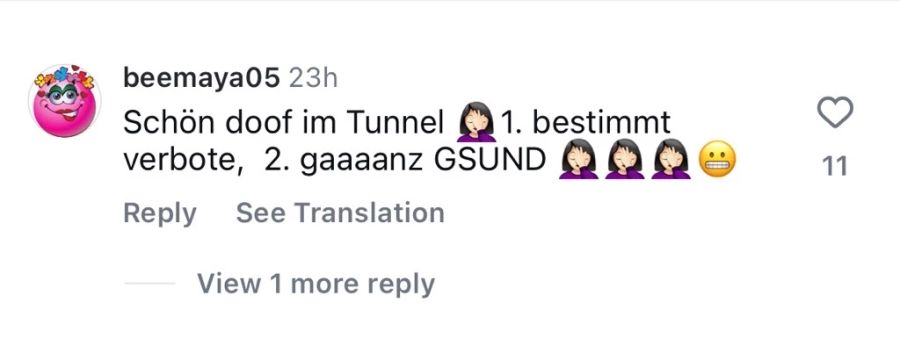 Ein Video auf dem Instagram-Konto «Szene Isch Züri» zeigt, wie ein Mann durch den Milchbucktunnel in Zürich joggt.