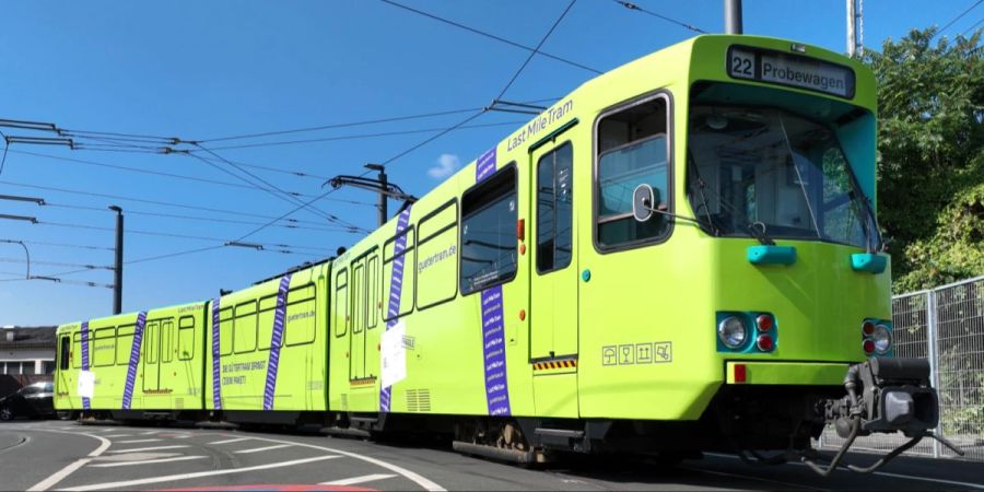 Strassenbahn Gütertram Frankfurt am Main