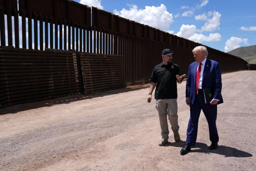 Donald Trump liess in seiner ersten Amtszeit eine Mauer an der Grenze zu Mexiko errichten.