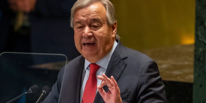 Trotz der Stabilisierung in Teilen Syriens warnte UN-Generalsekretär Guterres nach dem Sturz der Assad-Regierung, dass der Konflikt noch nicht beendet sei. (Archivbild) UN-Generalsekretär Guterres