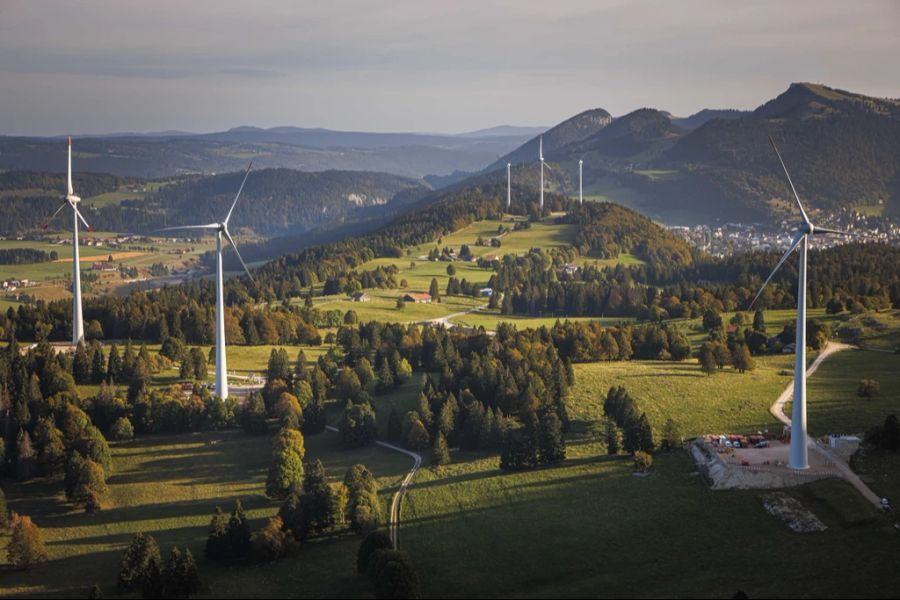 Der Kanton Thurgau will Windparks nicht über die Köpfe der Gemeinden beschliessen. Ob es dann jemals Projekte wie in Sainte-Croix VD gibt, ist fraglich.