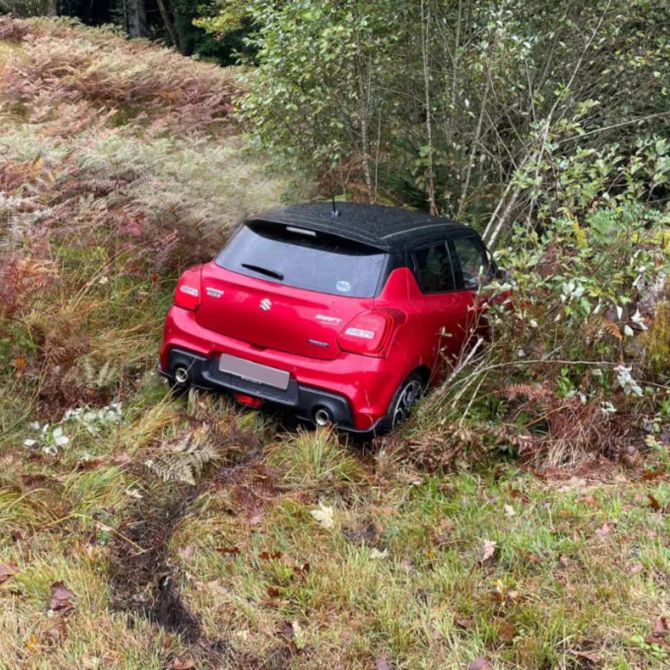 Autofahrer besoffen Wiese