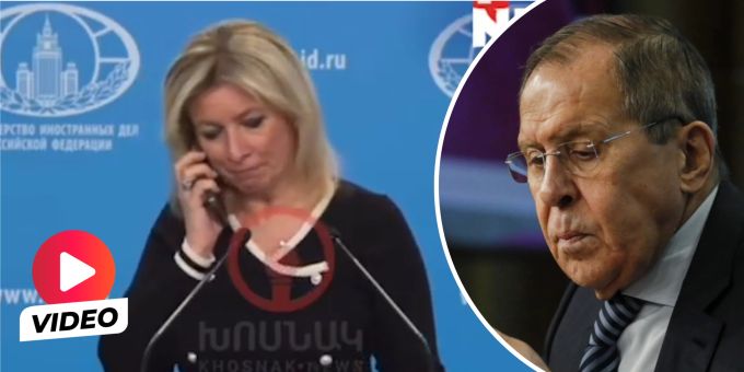 «Kein Kommentar» - Lawrow-Sprecherin erhält während Live-PK Anweisungen