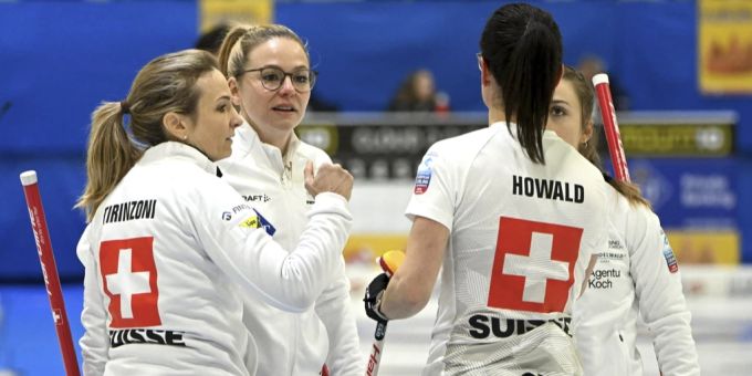 Die Schweizer Curlerinnen des CC Aarau verteidigen den EM-Titel. Curling
