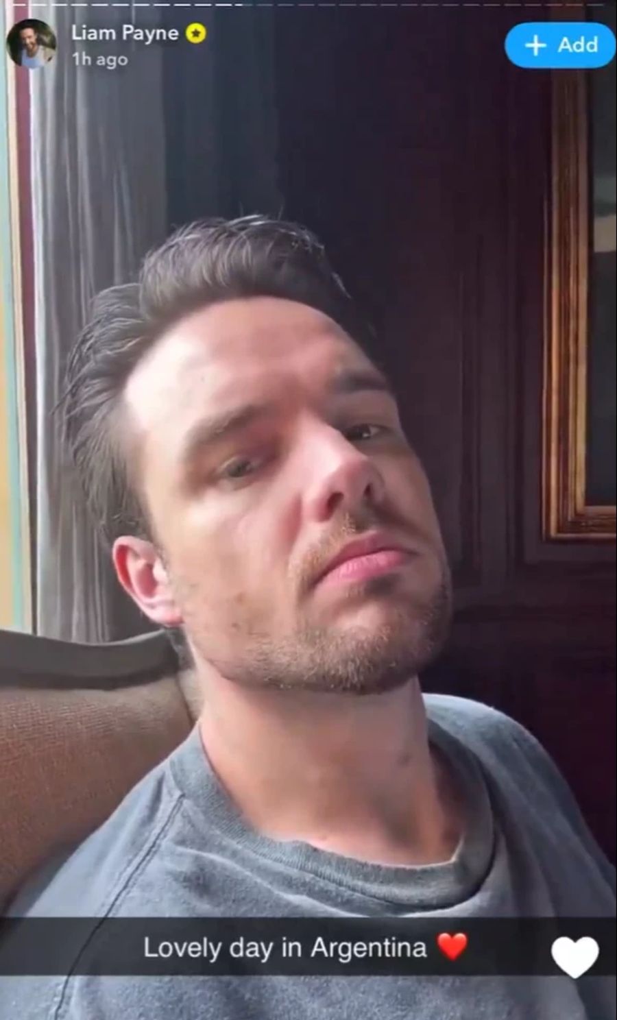 Liam Payne meldete sich in den Tagen vor seinem Tod noch rege bei seinen Fans auf Snapchat.