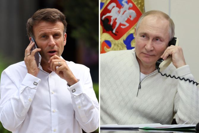 Emmanuel Macron Wladimir Putin
