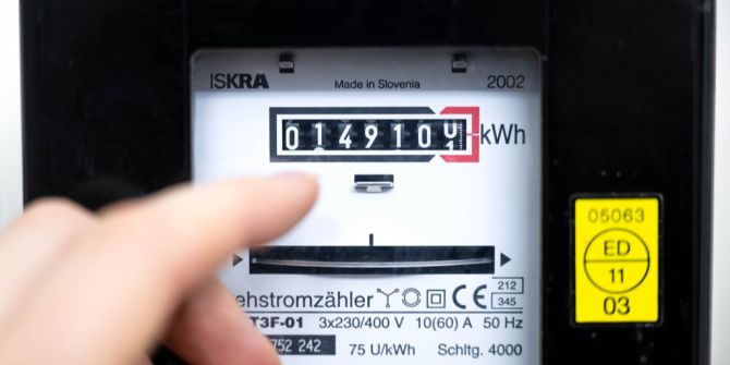 Stromzähler Stromsteuer