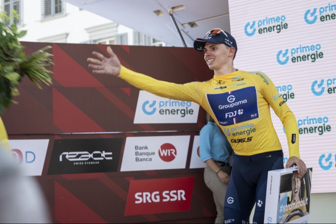 Romain Grégoire bleibt weiterhin Leader an der Tour de Suisse. Tour de Suisse