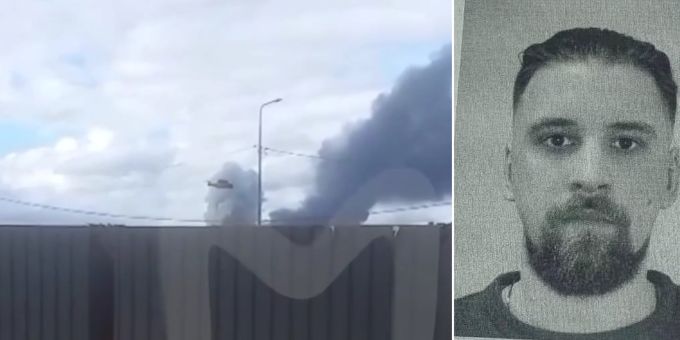 Artem Tymofieiev (r.) war offenbar für die ukrainische Geheimdienstoperation verantwortlich. Artem Tymofieiev