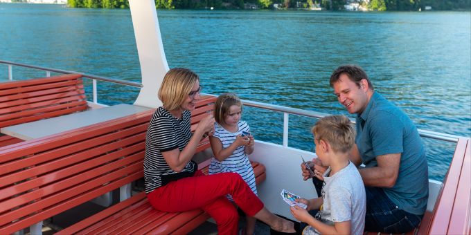Die Zeit mit Familie und Freunden auf dem Wasser geniessen. SGV