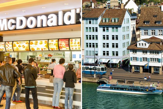 mcdonalds zürich