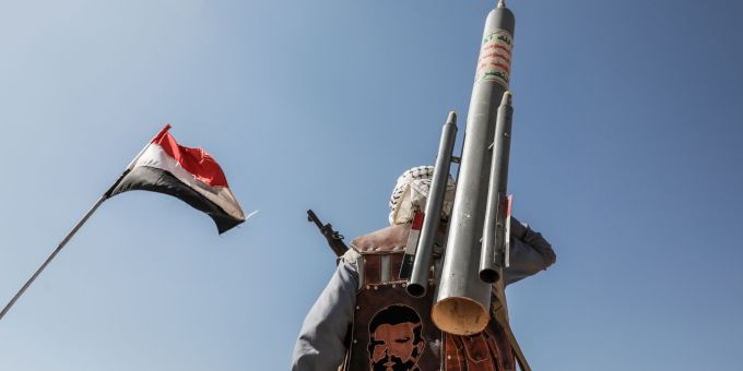 Die Huthi-Miliz im Jemen greift Israel immer wieder mit Raketen und Drohen an. (Archivbild) Huthi