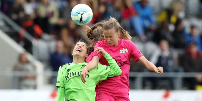 Die 15-jährige Malin Gut spielt mit dem FCZ im Cupfinal 2016 gegen Neuenkirch. Malin Gut
