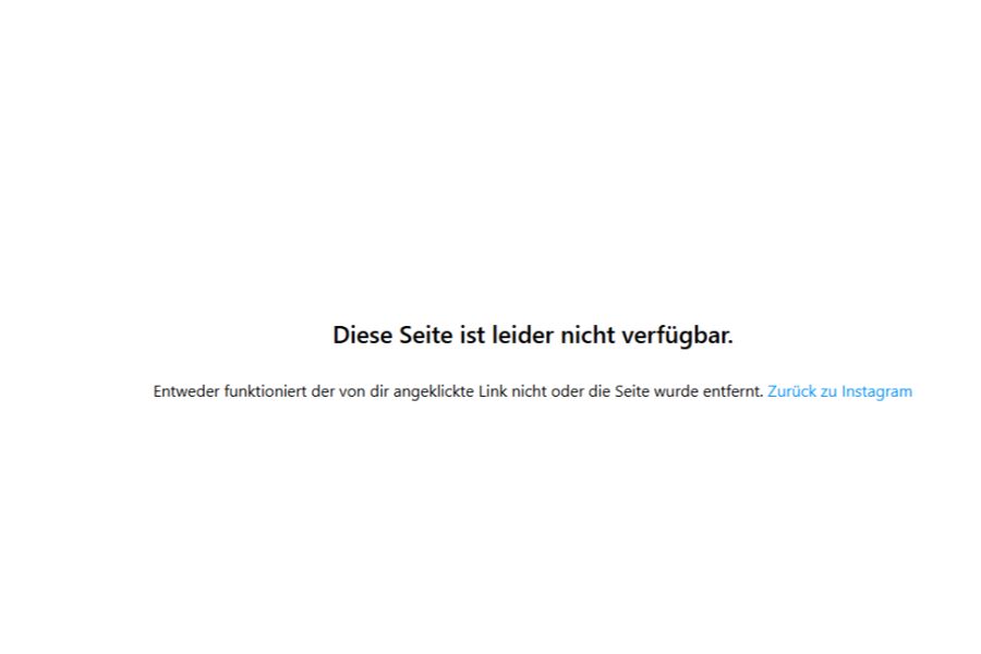 Bossard hat jetzt plötzlich ihren Instagram-Account gelöscht.