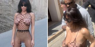 «Uncensori» - Nach Ärger auf Mallorca: Kanye-Gattin zieht wieder blank «Uncensori» - Nach Ärger auf Mallorca: Kanye-Gattin zieht wieder blank
