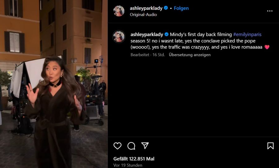 Ashley Park Papstwahl