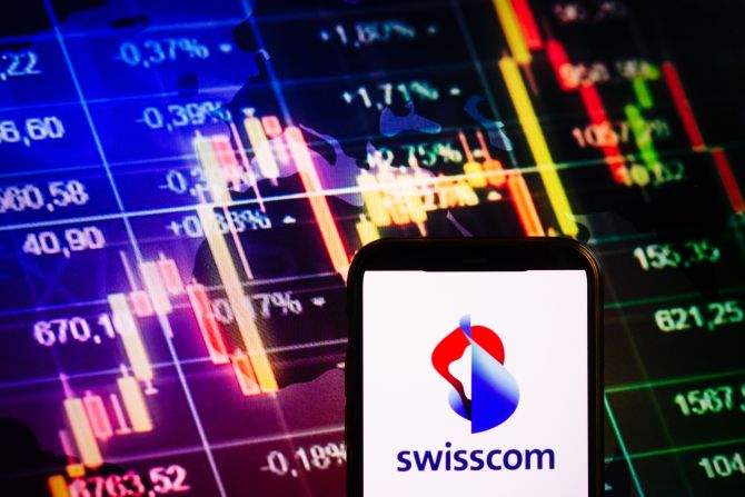 Swisscom  logo auf handy