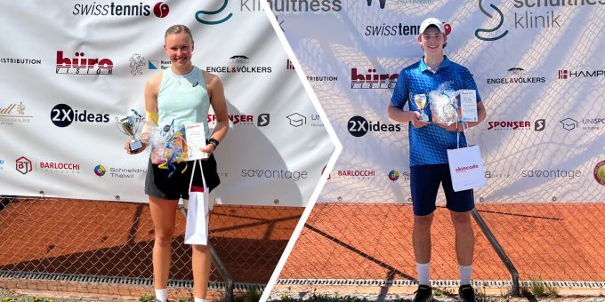 Schweizer Einzeltitel - Paul und Seres gewinnen ITF U18 in Thalwil ZH