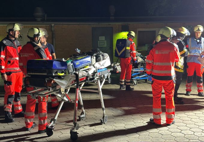 Ein Teil des Spitals musste evakuiert werden - die Patienten wurden in umliegende Spitäler gebracht. Hamburg Spital