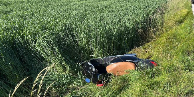 Rupperswil AG: Rollerfahrer stürzt nach Ausweichmanöver. Rupperswil AG
