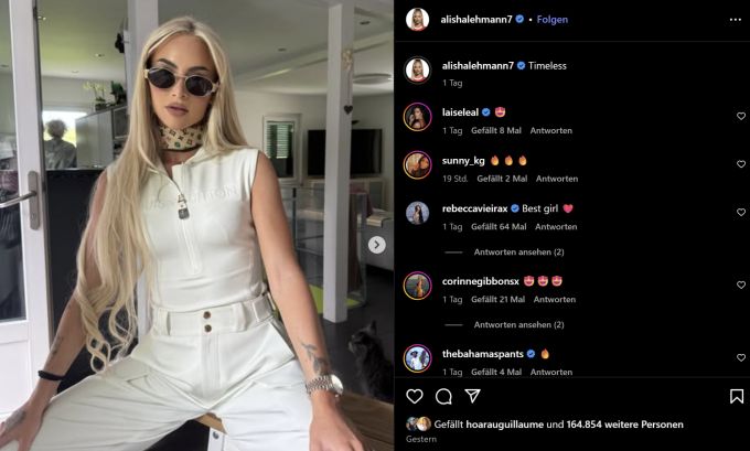 Alisha Lehmann gelangte auf Social Media zu grosser Bekanntheit. Über 16 Millionen Menschen folgen der Bernerin auf Instagram. Alisha Lehmann