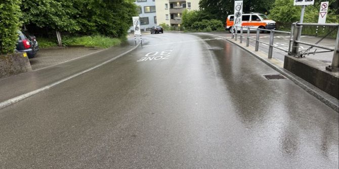 Unfallörtlichkeit Dufourstrasse Tambourenstrasse