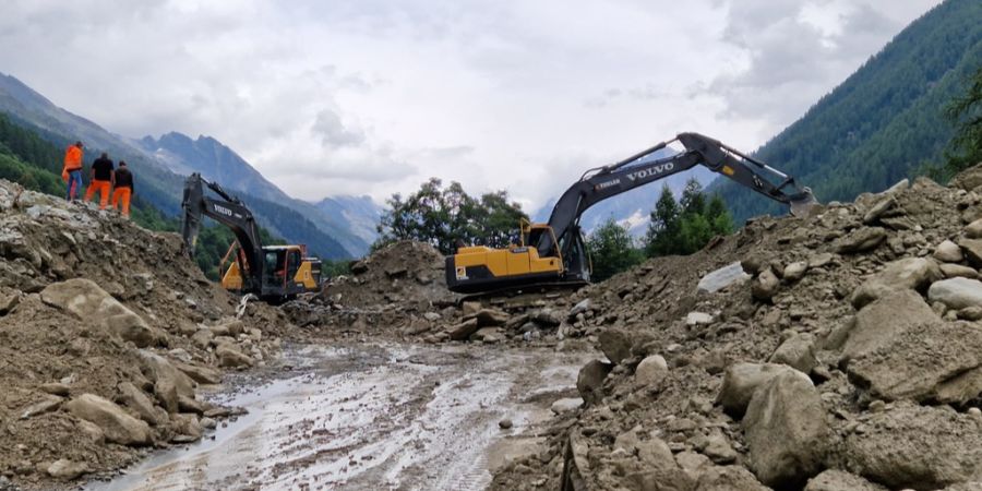 Gletscherabbruch Gerät Erdrutsch