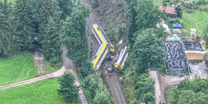 Nach dem Zugunglück in Oberschwaben