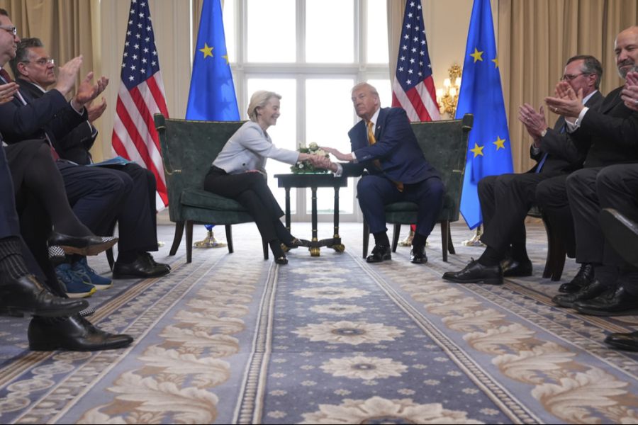 Dies verkündeten Donald Trump und Ursula von der Leyen am Sonntag in Schottland.
