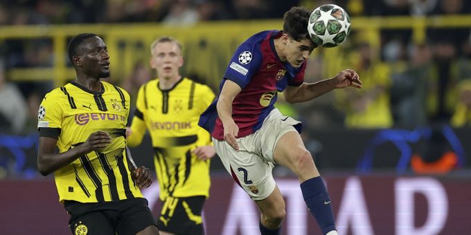 Serhou Guirassy liefert in der Champions League gegen Barcelona einen Gala-Auftritt ab. BVB Barcelona Champions League