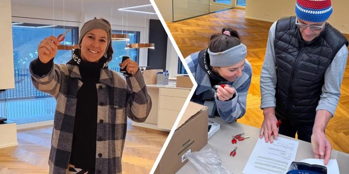 Unteriberg SZ - Wendy Holdener darf endlich in neue Wohnung ziehen