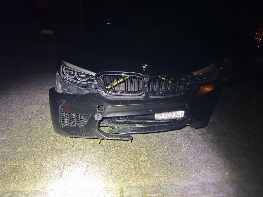 Beim Unfall entstand Sachschaden.