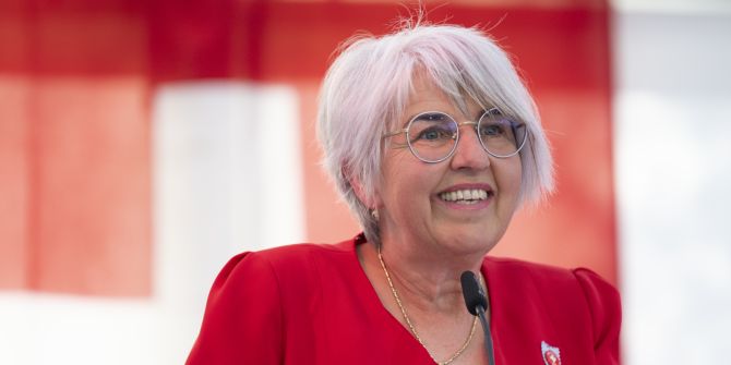 Bundesraetin Elisabeth Baume-Schneider