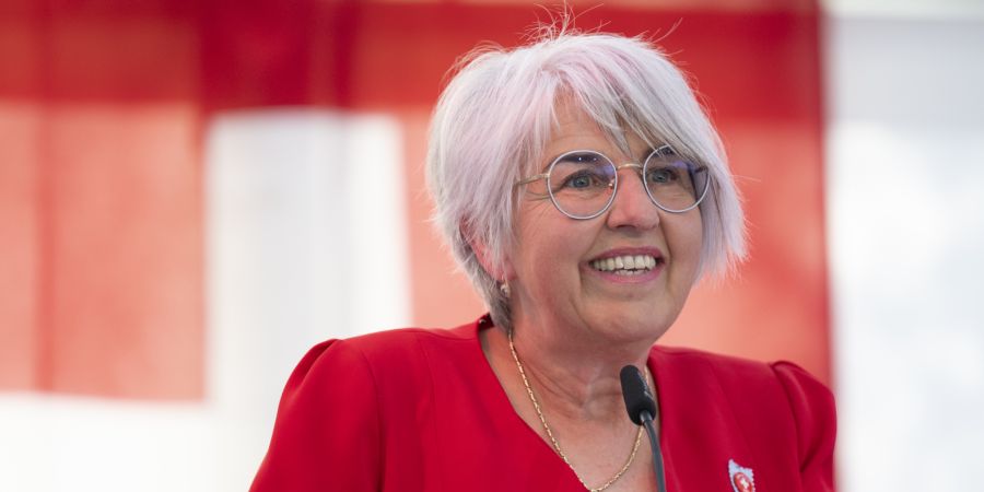 Bundesraetin Elisabeth Baume-Schneider