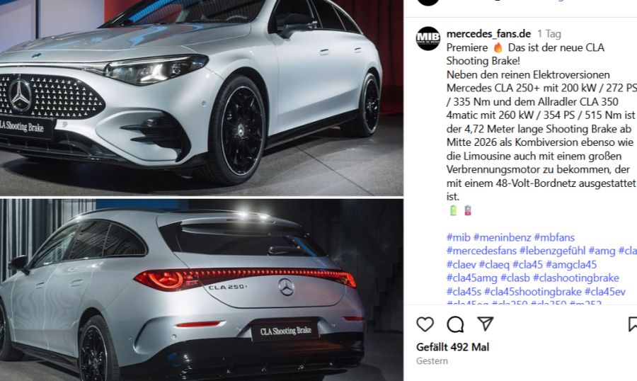 mercedes cla shooting brake