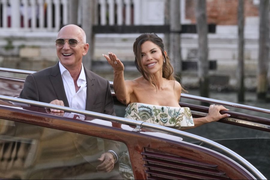 Jeff Bezos und Lauren Sánchez heiraten in Venedig.